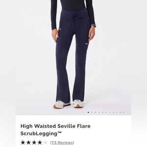 NWT FIGS High Waisted Seville Flare Scrublegging